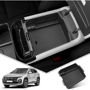 BIBIBO 2Pack 2025 Tucson Center Console Organizer for 2025 Hyundai Tucson Limited Under Console Tray 2025 Tucson Insert Under Center Console Organizer 2025 Hyundai Tucson Limited Accessories
