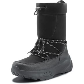 EARLDE Women's Snow Boots Waterproof Mid Calf Lightweight Winter Booties