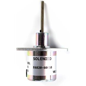 New E6820-60011 Fuel Shut Off Solenoid E6850-60012 E6820-60011 12VDC for Kioti Tractor CK25 CK27 CK30 DK35 DK40 CK2510F CK2610 DS3510 DS4110 LK30 LK3054