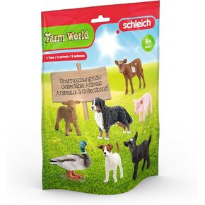 Schleich Farm World Blind Bag - Contains 3 Surprise Farm Animal Toys for Kids Ages 3+