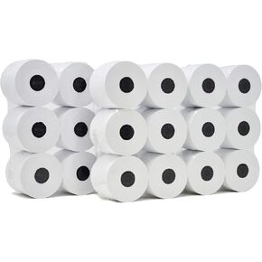 Adding Machine/Calculator Roll, 2-1/4"x150 ft White (12 Rolls x 8 Pack) 96 Rolls -60 GSM