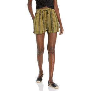 Angie Women's Drawstring Waist Short with Cuffed Hem