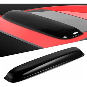 43inch 1100mm Universal Fit Rain Snow Guard Sun roof Wind Deflector, 1pcs Dark Smoke Tap on Auto Moonroof/Waterproof Window Visor with Double Side Tape RN110