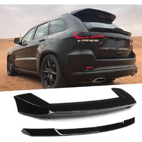 Rear Roof Window Spoiler + Tail Gate Mid Wing Compatible with Jeep Grand Cherokee SRT/Overland/Altitude/Blindada/Summit/Trailhawk/Trackhawk/Limited Lujo 2013-2021 R Style Accessories