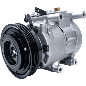 FKG AC Compressor and A/C Clutch 977011G010 for 2006-2011 Kia Rio 1.6L, 2006-2011 Kia Rio5 1.6L