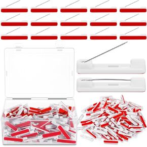 200 Pcs Safety Bar Pins with Adhesive 1.46 Inch Name Tag Pins with a Plastic Box Rectangle Adhesive Back Badge Crafting Pins Name Tag Pins for ID Badge Crafting Parts Clothes