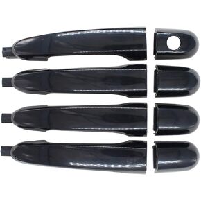 NewYall Pack of 4 Front Rear Left Driver and Right Passenger Side Outside Outer Exterior Door Handle for Kia Sportage 2005-2010