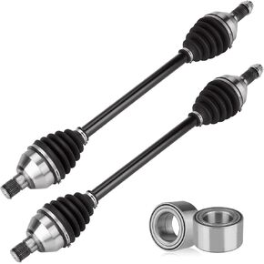 Youxmoto Rear Left/Right CV Axles & Wheel Bearing Kit Fit for Can-Am Maverick X3 Turbo (Max/XDS XRS XMR) 2017 2018 2019 2020 2021 2022; 4340 Chromoly Steel CV Axle Drive Shaft, 2 Pairs
