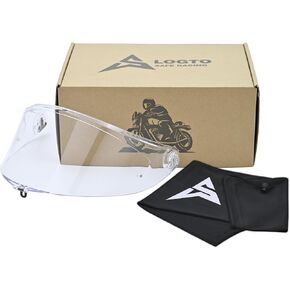 Compatible With K6S Visor K6 Face Shield Replacement Tinted Visor Helmet Accessories (Transparent Revo Red)