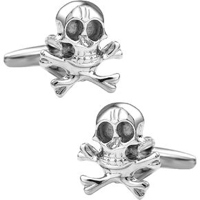 KissTies Mens Cufflinks Tuxedo Cuff links Stainless Steel Shirt Deco + Gift Box