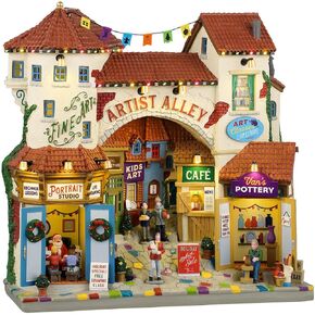 Lemax Artist Alley, Battery Operated (4.5V) #45226