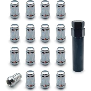 صواميل عروة M12x1.5، 16 قطعة 12x1.5 6 صواميل عروة ما بعد البيع مع مفتاح مقبس واحد، متوافقة مع Polaris Ranger XP RZR 900 1000 General 1000 Pioneer 500 700 1000 in Kuwait