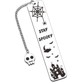Horror Bookmark Gifts Horror Lovers Gifts for Horror Lovers Scream Gifts for Women Halloween Gifts for Women Kids Boo Basket Stuffers for Women Spooky Gifts Horror Gifts Halloween Bookmark Gifts