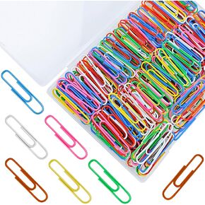200Pcs Paper Clips Colored,2 inch Paper Clip Assorted,paperclips,Binder Clips,Large Paper Clips,Sewing Clips,Rust Resistant and Reusable,Suitable for Colored Paper Clips in Schools,Offices and Homes