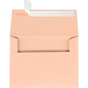 LUXPaper A6 Invitation Envelopes | Peel & Press | 4 3/4" x 6 1/2" | Blush Pink | 80lb. Text | 50 Qty