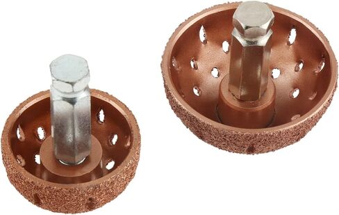 قطعتان من أدوات رقع الإطارات من Mtsooning، عجلة دوارة وعجلة عازلة مقاس 42 مم و55 مم، عجلة تلميع من فولاذ التنغستن مع قاطع كشط بكرة رقعة الإطارات لمجموعة ملحقات تلميع إطارات السيارة in Kuwait