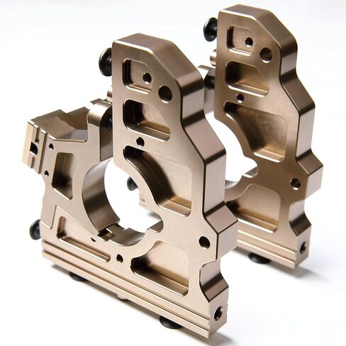 مجموعة دعامات تفاضلية مركزية معدنية أمامية وخلفية من الألومنيوم CNC لسيارة 1/5 RC Losi DBXL DBXL-E 1.0/2.0 MTXL جزء الترقية (أمامي + خلفي أحمر) in Saudi Arabia
