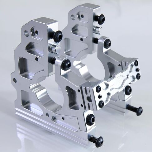 مجموعة دعامات تفاضلية مركزية معدنية أمامية وخلفية من الألومنيوم CNC لسيارة 1/5 RC Losi DBXL DBXL-E 1.0/2.0 MTXL جزء الترقية (أمامي + خلفي أحمر) in Saudi Arabia
