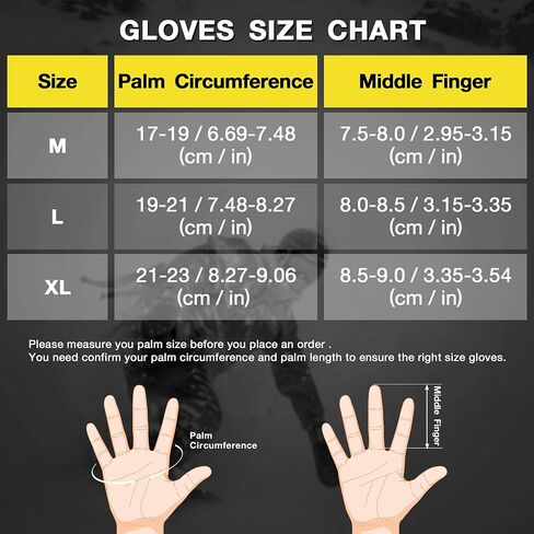 MCTi Snowboard Gloves with Wrist Guard 3-Finger Waterproof Mittens for Winter Snow Skiing in Kuwait
