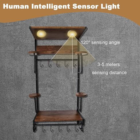 Motorcycle Helmet Holder Wall Mounted, Helmet Holder Wall Mount, Football Helmet Wall Mount, Rustic Exhibition Type Helmet Stand, Helmet Stand for All of Helmet and Clothes, Shoe(Upgraded) in Saudi Arabia