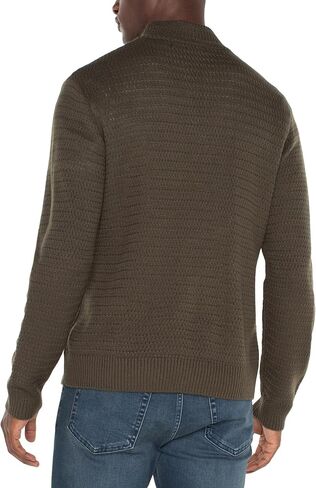 Liverpool Men's Button Mock Neck Sweater in Saudi Arabia