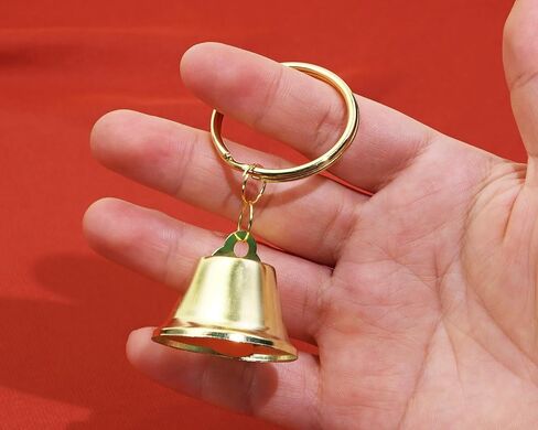 Tupalizy Brass Round Edge Split Key Rings for Home Office Men Women Car Keys Jewelry Keychain Ornaments Name Number Dog Tags Purse Bag Leather Hardware Craft Project, 6PCS (15mm) in Saudi Arabia