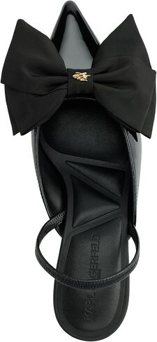 KARL LAGERFELD Women's Sharla Bow Everyday Mule Heeled Sandal in Saudi Arabia
