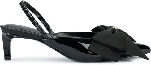 KARL LAGERFELD Women's Sharla Bow Everyday Mule Heeled Sandal in Saudi Arabia