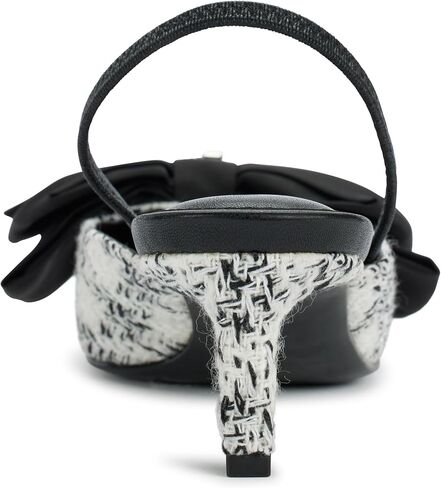 KARL LAGERFELD Women's Sharla Bow Everyday Mule Heeled Sandal in Saudi Arabia