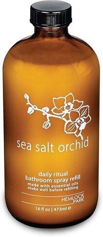 Hemlock Park Room Spray Refill | Plant Based Oils Naturally Scent Your Space (16 oz Refill, Sea Salt Orchid) in Saudi Arabia