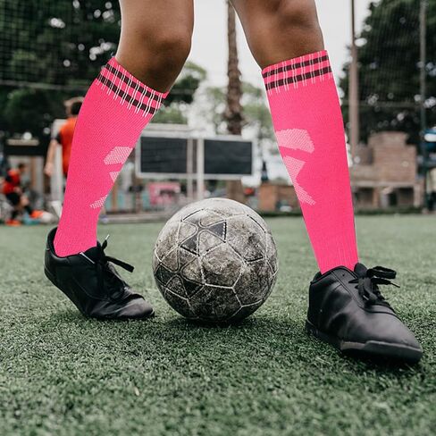 Yxmeiguo Soccer Socks Baseball Softball Football Tube Socks, Knee High Compression Socks, Athletic Socks for Adults Youth in Saudi Arabia