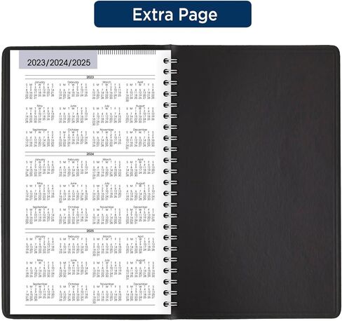 مخطط كتاب المواعيد AT-A-GLANCE 2025، أسبوعيًا، 5 بوصة × 8 بوصة، صغير، DayMinder، أسود (G2000025) in Saudi Arabia