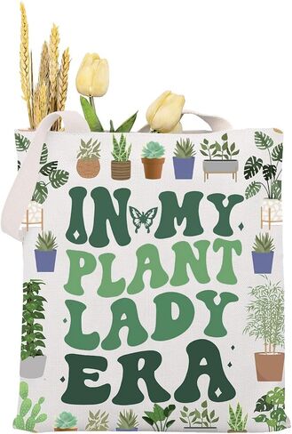 MAOFAED In My One More Plant Era Tote Bag Crazy Plant Lady Plant Lover Gift Plant Mama Gift in Saudi Arabia