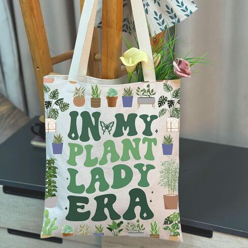 MAOFAED In My One More Plant Era Tote Bag Crazy Plant Lady Plant Lover Gift Plant Mama Gift in Saudi Arabia