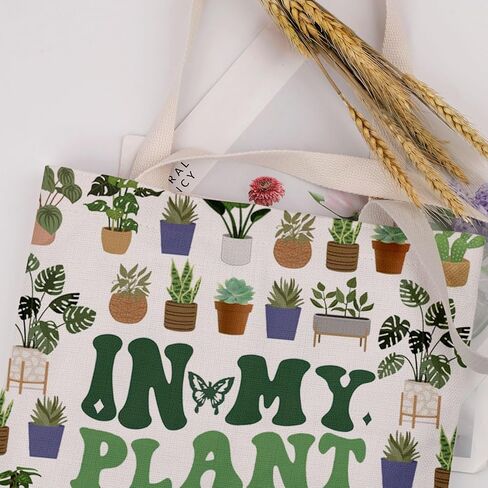 MAOFAED In My One More Plant Era Tote Bag Crazy Plant Lady Plant Lover Gift Plant Mama Gift in Saudi Arabia
