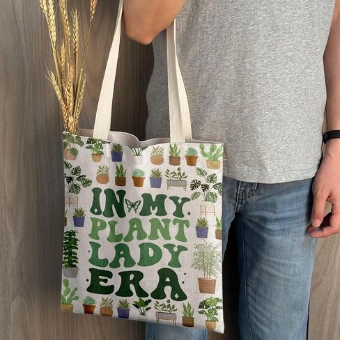 MAOFAED In My One More Plant Era Tote Bag Crazy Plant Lady Plant Lover Gift Plant Mama Gift in Saudi Arabia