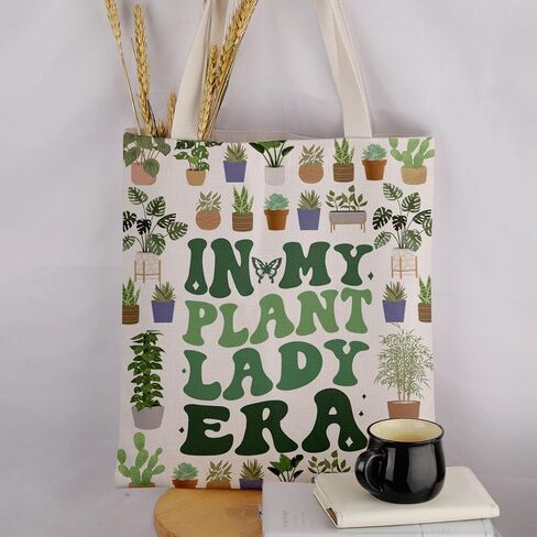 MAOFAED In My One More Plant Era Tote Bag Crazy Plant Lady Plant Lover Gift Plant Mama Gift in Saudi Arabia
