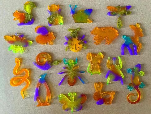 szecl 3 قطع الحيوان قلادة قالب السيليكون 25 تجاويف البطريق أرنب فراشة الأشكال المفاتيح سحر الايبوكسي الراتنج العفن الدب النحل النساء الأقراط قلادة صب قالب صنع المجوهرات أداة اللوازم اليدوية in Kuwait