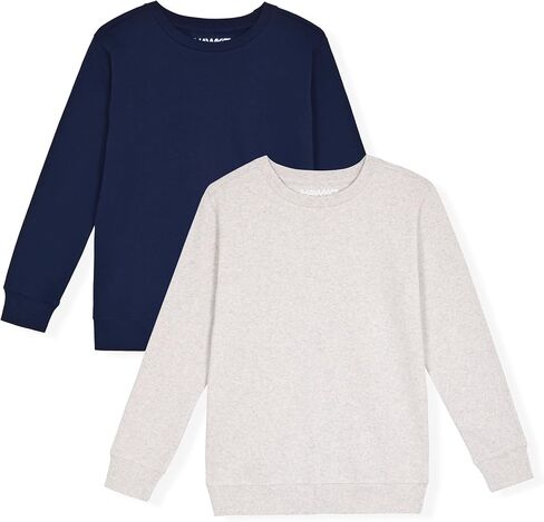 TONY HAWK Boys Sweatshirts for Kids Crew Neck Sweater | 2 Pack and 3 Pack Fleece Sweatshirts for Boys in Kuwait