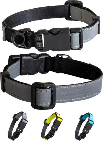 Cat Elastic Reflective Safety Collar (Silver) in Saudi Arabia