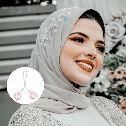 36 قطعة دبابيس حجاب للنساء المسلمات، وشاح الرأس، وشاح الشال، مشبك بروش، دبابيس الأمان، مشبك للفتيات هدية فستان الزفاف، سترة بوتونيير، إكسسوارات تزيين (9 ألوان) in Saudi Arabia