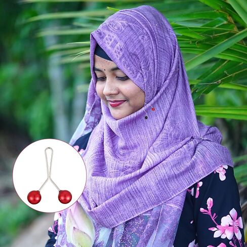 36 قطعة دبابيس حجاب للنساء المسلمات، وشاح الرأس، وشاح الشال، مشبك بروش، دبابيس الأمان، مشبك للفتيات هدية فستان الزفاف، سترة بوتونيير، إكسسوارات تزيين (9 ألوان) in Saudi Arabia