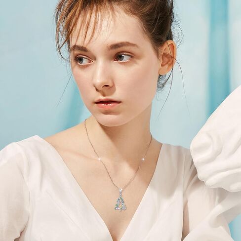 همسة يد فاطمة عين الشر / اللوتس / جبل الشمس قلادة مع قذيفة أذن البحر مكعب زركونيا 925 الفضة الاسترليني هدايا المجوهرات للنساء الفتيات ... in Kuwait