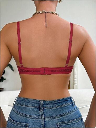 SOLY HUX Women's Sexy Lace Bras Underwire Everyday Bra Comfort Push Up Bralettes in Kuwait
