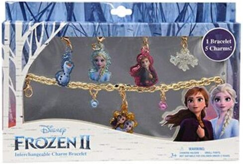 Disney Collections Etc Frozen 2 سوار ساحر قابل للتبديل و24 أقراط لاصقة (ذهبي) in Saudi Arabia