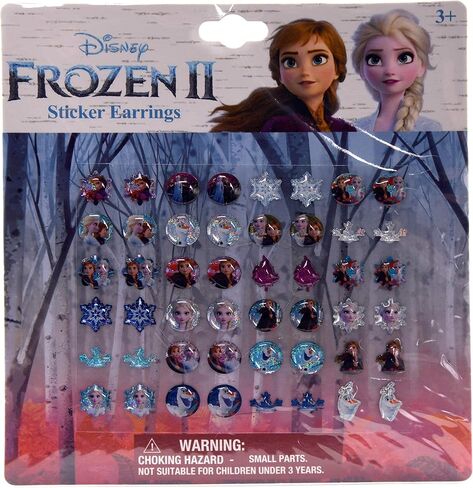 Disney Collections Etc Frozen 2 سوار ساحر قابل للتبديل و24 أقراط لاصقة (ذهبي) in Saudi Arabia