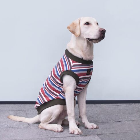 Extra Large Dog Pajamas Pjs Bodysuits Full Body Coverage Onesie Clothes Anxiety Calming Surgery Recovery Suit for Great Dane, Dark Red, 5X-Large in Saudi Arabia