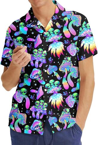 Pirate Skull Hawaiian Shirts for Men Women, Vintage Skull Pirate Treasure Map Shirt Button Down Short Sleeves in Saudi Arabia