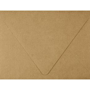 A2 Contour Flap Envelopes (4 3/8 x 5 3/4) - 70lb. 100% Recycled, Grocery Bag Brown (50 Qty.) | Perfect for RSVP Cards, Invitations, Announcements and Notes | 1870-GB-50