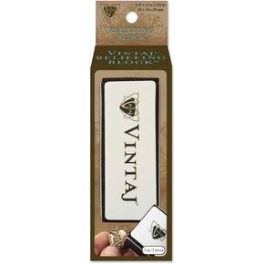 Vintaj Metal Reliefing Block, Three Color-coded Grits; Heavy, Medium, and Fine